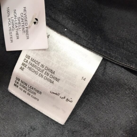 Bar III Belted Faux-Leather Dress - Picture 9 of 9